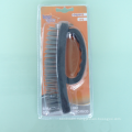 6.5" Heavy Duty Grip Plastic Handle Wire Brush